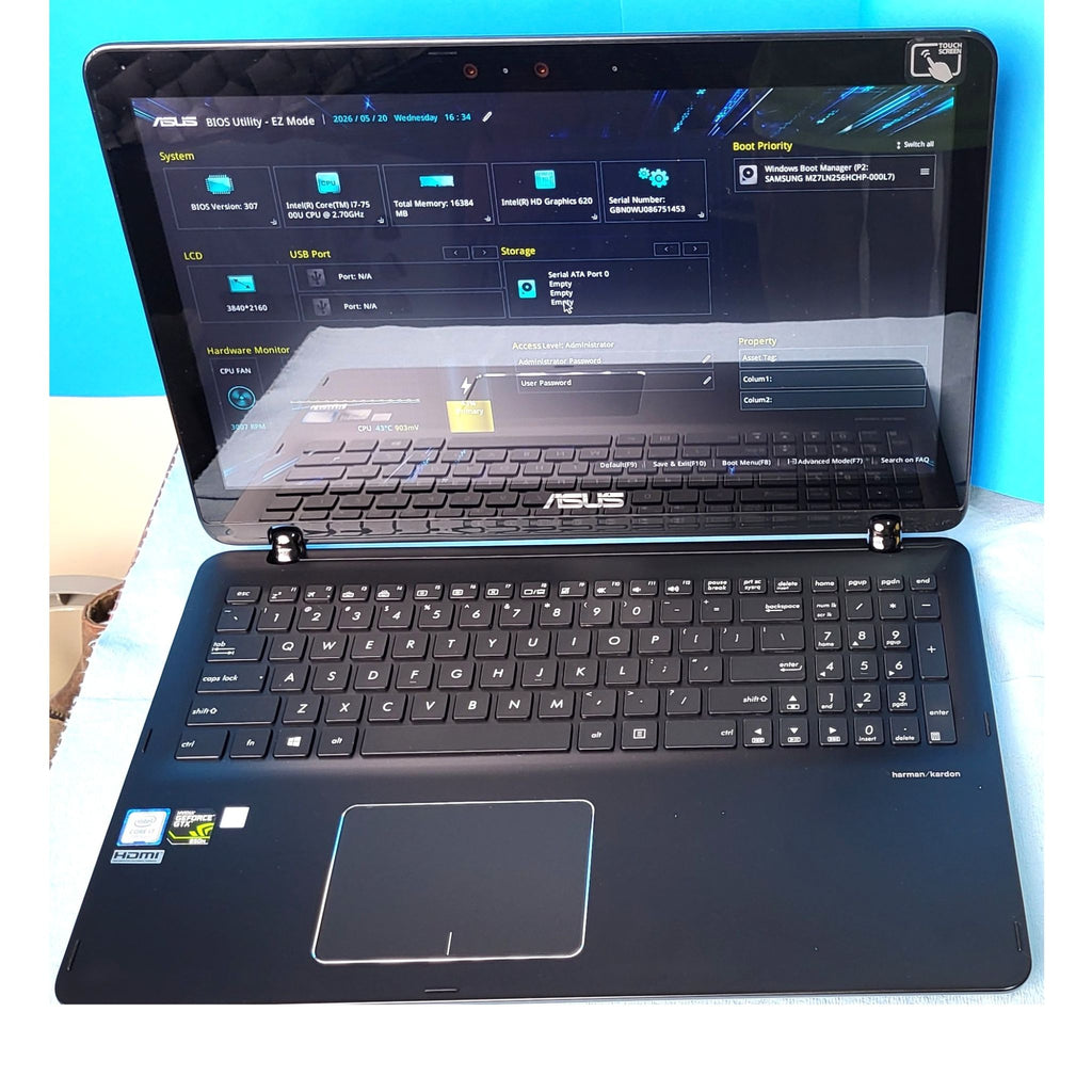 Asus Q534U 2-in-1 Laptop | i7 7th Gen | 16GB RAM | 256GB SSD | GTX 950M | Pre-Owned